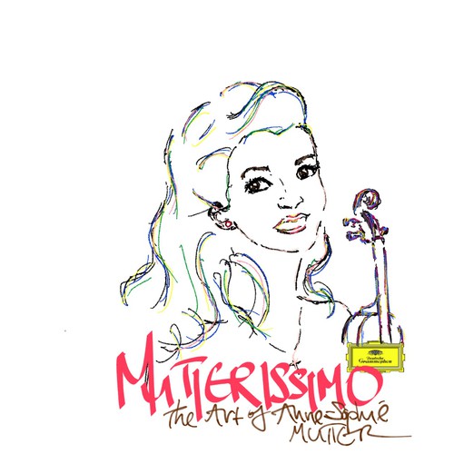 Illustrate the cover for Anne Sophie Mutter’s new album Design por M-AH