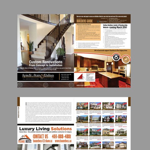 Eye Catching Advertising Magazine Layout needed for the Home Build Industry Design by Bognar Graphics