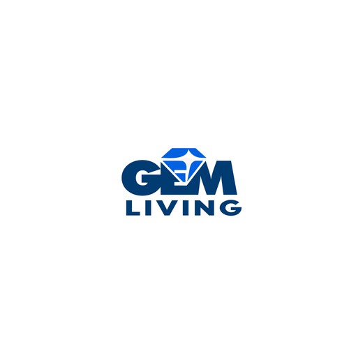 Geometrical, minimalist, modern brand design for Gem Living Design by Dezineexpert⭐