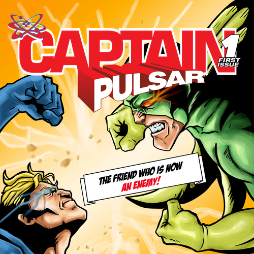 Captain Pulsar First Edition Comic Concept Design by Hadeboga Studio