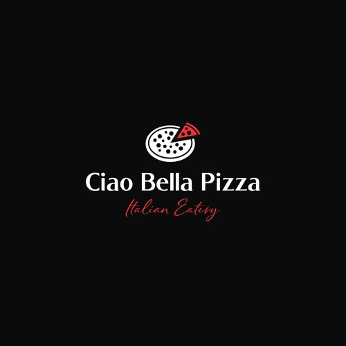 Ciao Bella Pizza Logo Design by desi9nart