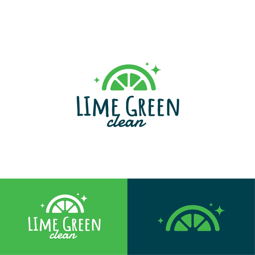 Lime Green Clean Logo and Branding Diseño de XM Graphics