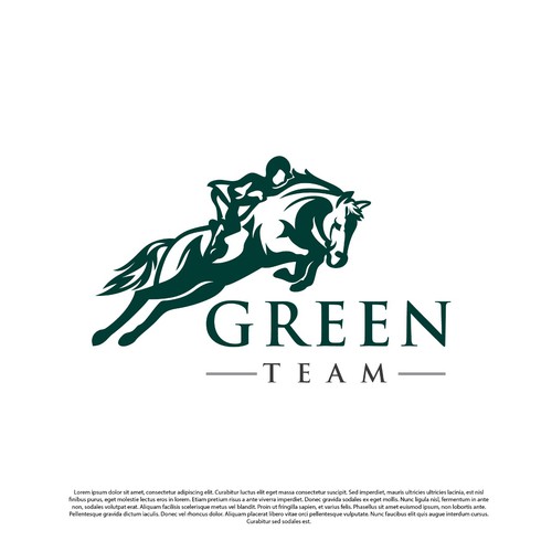 Looking for a powerful logo for an Horse jumping team for international competitions logo Design por ShiipArt