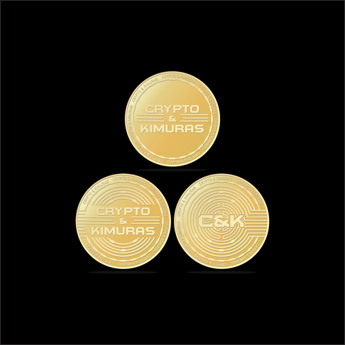 Crypto Coin + Font (2 words) Design for Martial Arts Team Design by Design Rigo