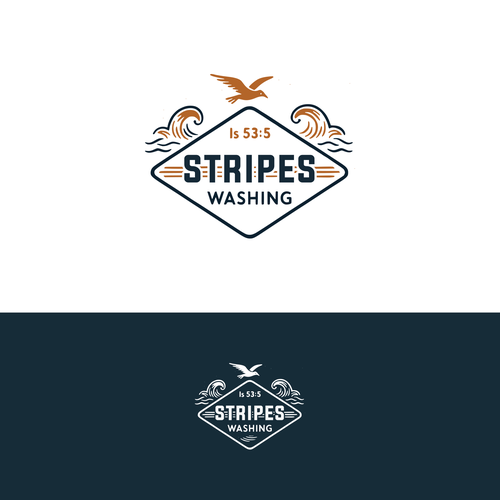 Design di Stripes Washing - Design a logo and brand for a new upcoming coastal company di AjiCahyaF