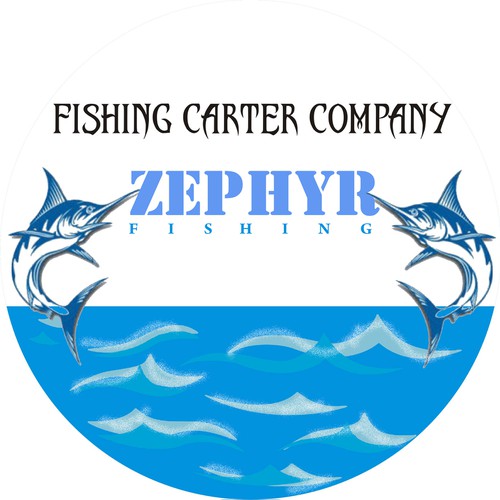 logo for a fishing charter company Logo design contest
