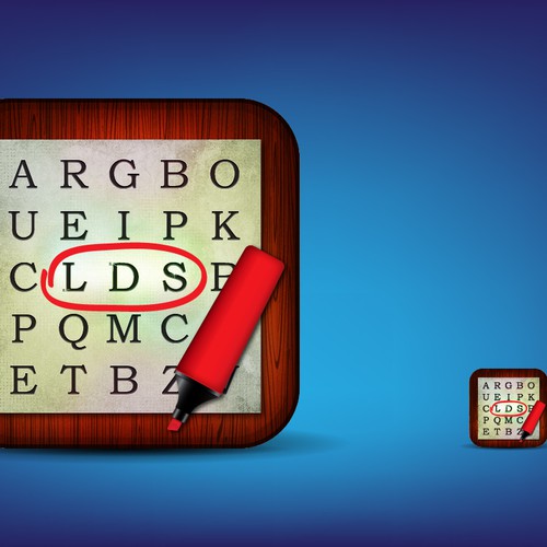iOS Icon: LDS Word Search game Design by twister