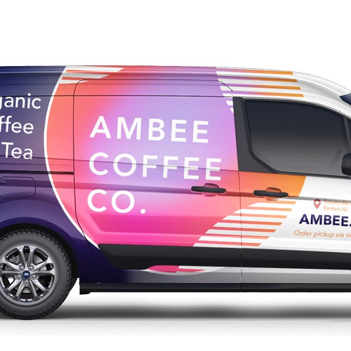 Design an Amazing truck wrap for an Emerging Organic Coffee Company Design by Art Mahno ✔