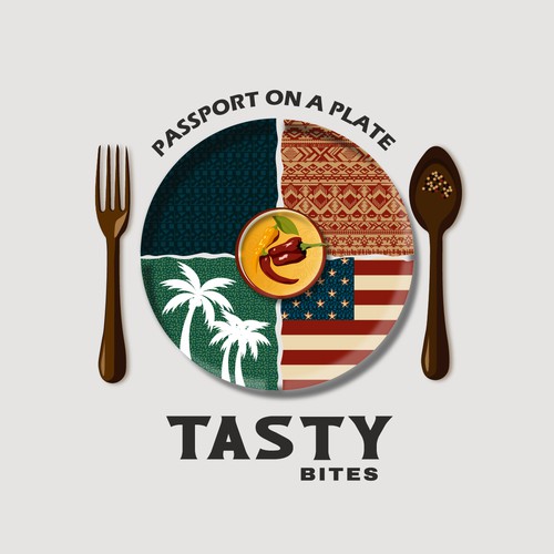Design di Design a Bold, Soulful Logo for Tasty Bites – Caribbean Meets Southern Comfort di ads1201