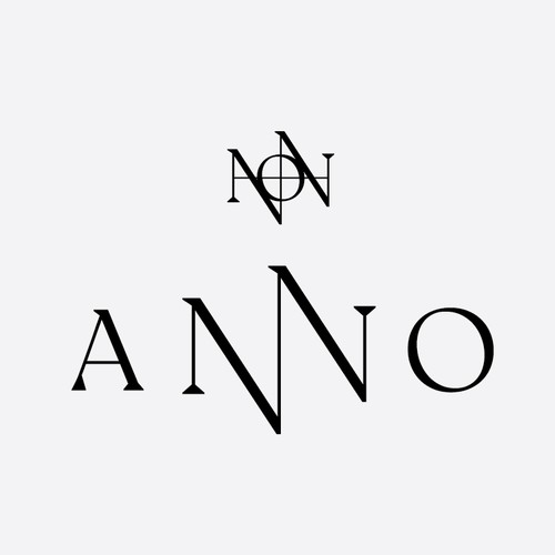 Craft a Unique Wordmark and Monogram for ANNO's Luxury Evening Wear-ontwerp door Glerm Rubini