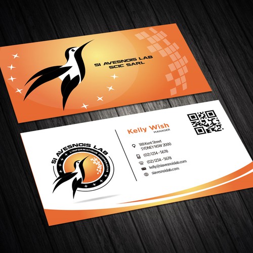 Business card contest entry by $@dewo