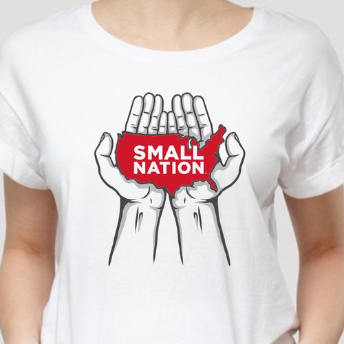 Small Nation T-Shirt Design Contest Design by BRTHR-ED