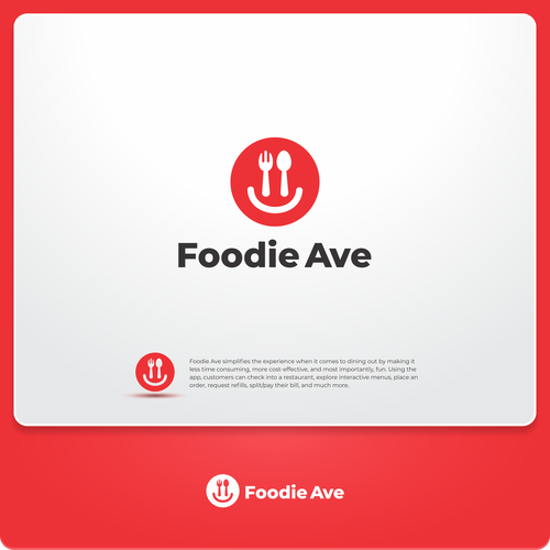 Design a logo for an app that's simplifying the dining out experience Design by - harmonika -