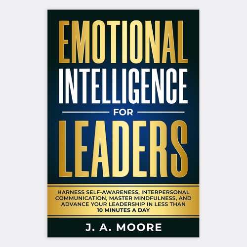 Need an Emotional Intelligence for leaders book cover. Design by Unboxing Studio