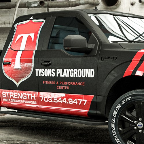 Kick-ass design for kick ass training facility! Design by My Idea Studio