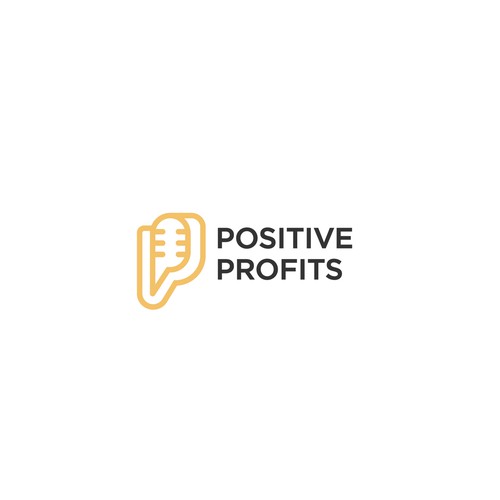 Positive Profits Logo Design by NUR (LoGo)