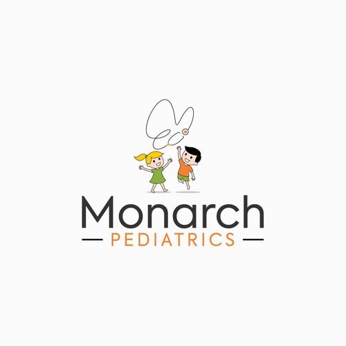 Design a kid friendly logo for a pediatric practice Design by Logood.id