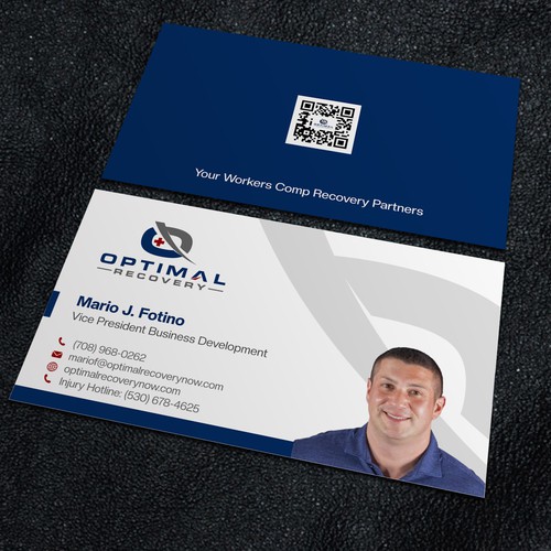 Optimal Recovery Business Card Design by Xclusive16