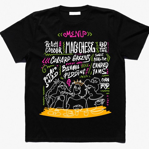 Soul Food/Foodie Themed T-Shirt Designs Design von yulianzone