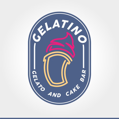 We need a creative interesting logo for gelato shop "Gelatino" Design réalisé par rocketstudio