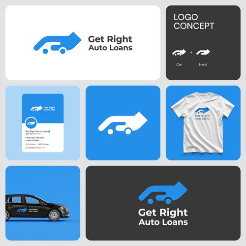 Get Right Auto Loans Logo Design by Calvin R