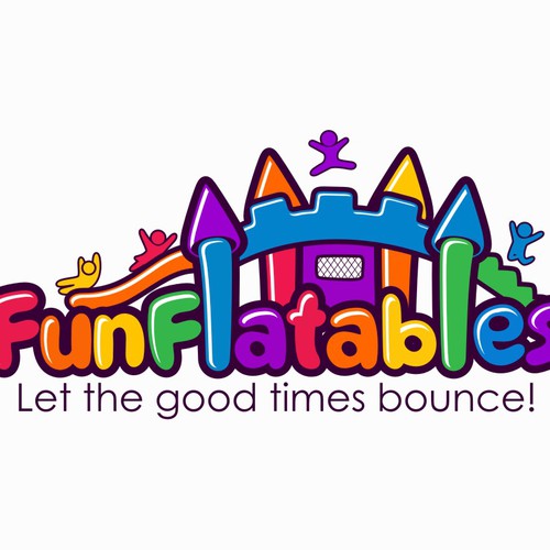 Create a fun, eye catching logo for a new inflatable rental company ...