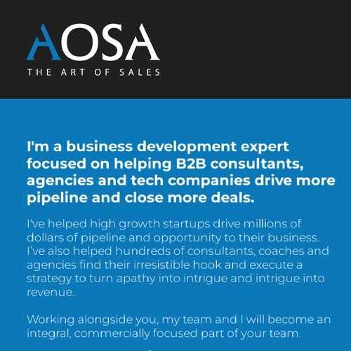 Logo For Sales Consulting Firm - The Art of Sales Design by Gautam Dihora