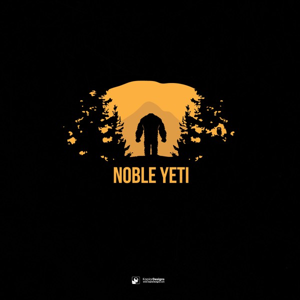 Yeti in the mountains