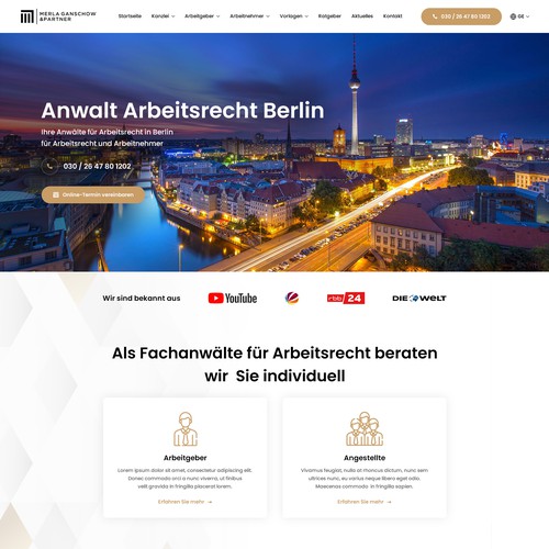 Web page design contest entry by Pritesh P
