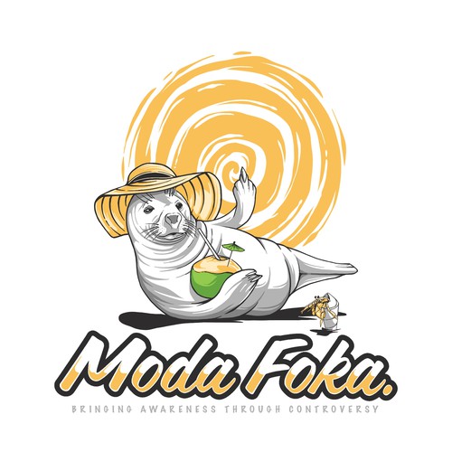 Moda Foka Awareness T-Shirt Design by BeatrixClover