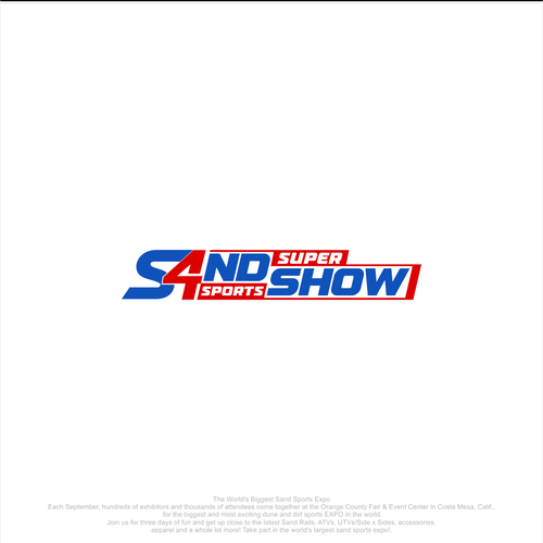 New Sand Sports Super Show Logo 2024 Design by javas_Tyo