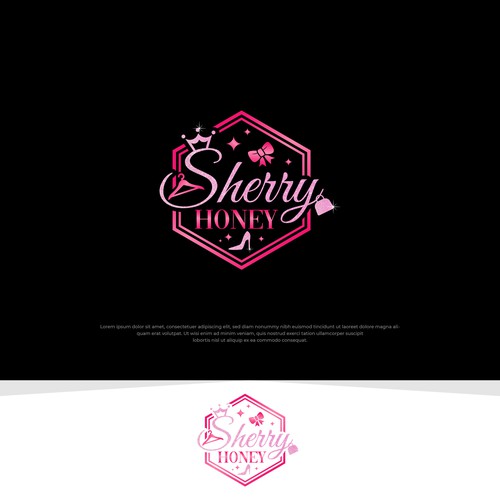 Sherry Honey clothing logo Design réalisé par MotionPixelll™