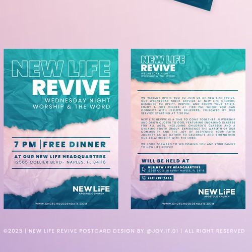 Postcard, flyer or print contest entry by Prana.id