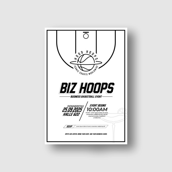 BUSINESS BASKETBALL INVITATION