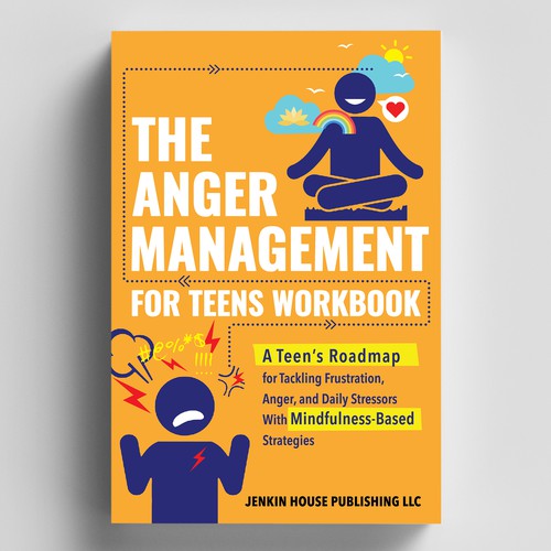 Awesome book cover to help teens rock at life! Design by elQue.design