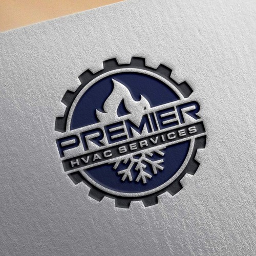 LOGO for HVAC Company (Air-conditioning, cooling and heating) Design by 7statis