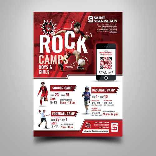 Design a catchy flyer to promote our upcoming sports camps デザイン by idea@Dotcom