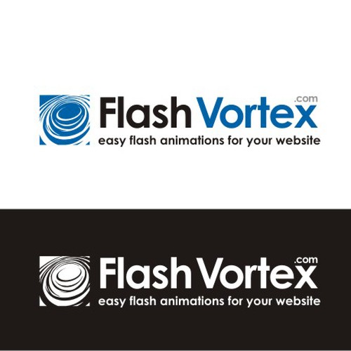 FlashVortex.com logo Design by lopez jr.