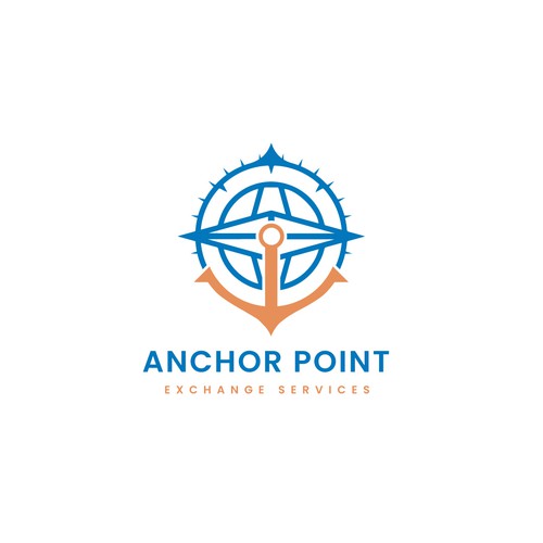 Anchor Point Logo Design by B.MOHAMED AMINE