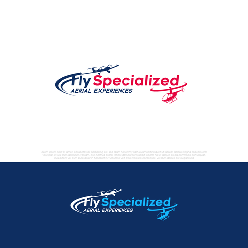 Helicopter | Aviation Company logo for flight experiences Design by Walco