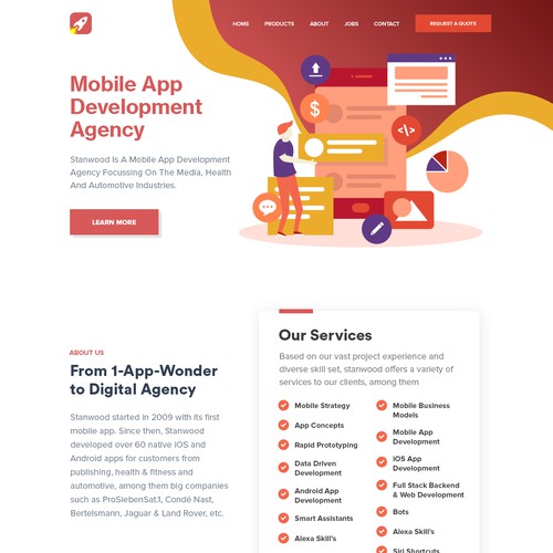 Web page design contest entry by Orange Works