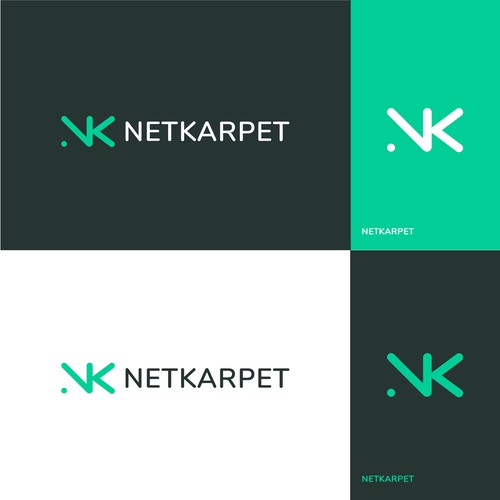 Let's design a visually striking logo for NETKARPET, a marketing agency! Design by ONUN