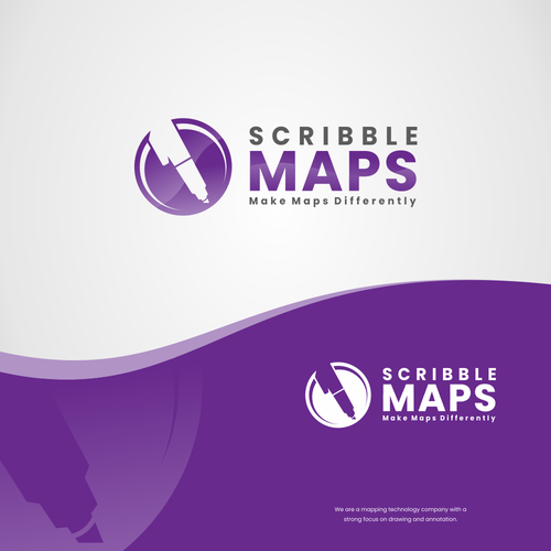 Scribble Maps Logo Refresh/Redesign Design by tu2t