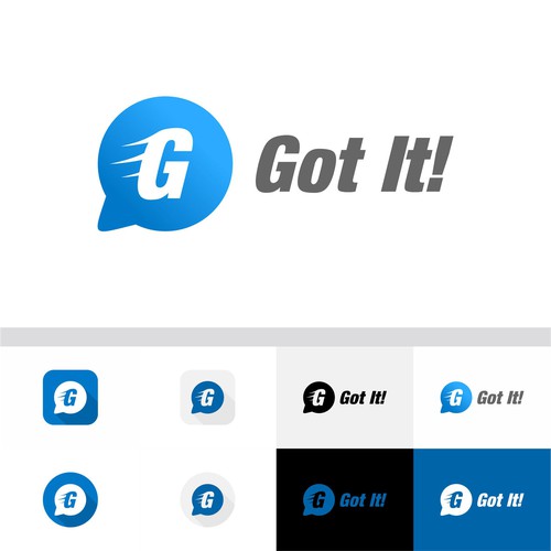 Logo design for "got it!", a top 10 app in App Store! Design by Yoan Maulana