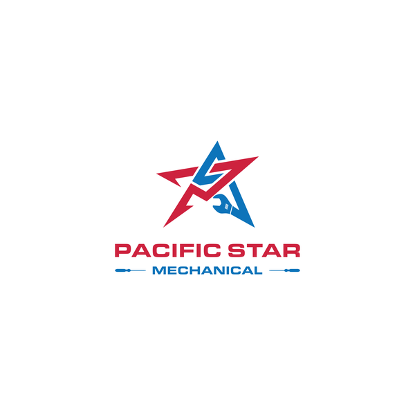 Design by Optim15 titled "Pacific Star Mechanical"
