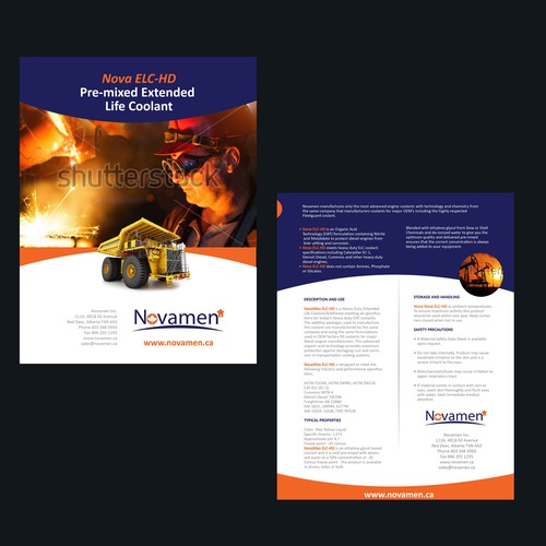 Print and email brochure for chemical distribution company Brochure