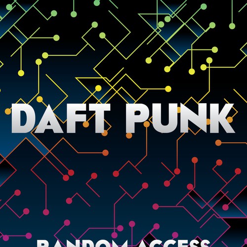 99designs community contest: create a Daft Punk concert poster デザイン by Stefan Vukovic