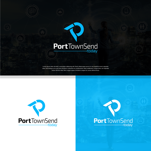 Design a logo for a live event feed for a town, slick & cool. Diseño de idgn16