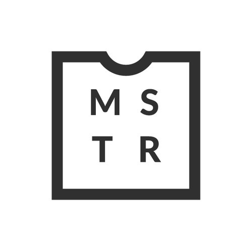 Create a minimalist with a hint of street style for MSTR Logo design