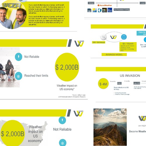 PowerPoint template contest entry by vwfh